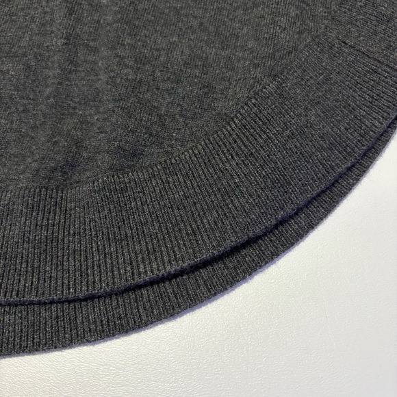 COS Rounded Hem Wool Cashmere Mock Neck Sweater Sz M Minimalist Hi Split - Picture 3 of 11